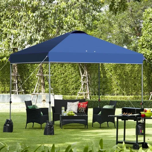 10'x10' Outdoor Commercial Pop up Canopy Tent-Blue