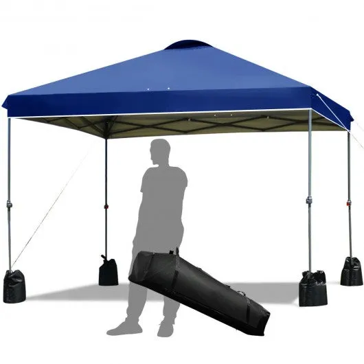 10'x10' Outdoor Commercial Pop up Canopy Tent-Blue