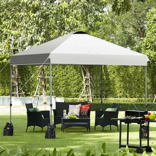 10'x10' Outdoor Commercial Pop up Canopy Tent-White