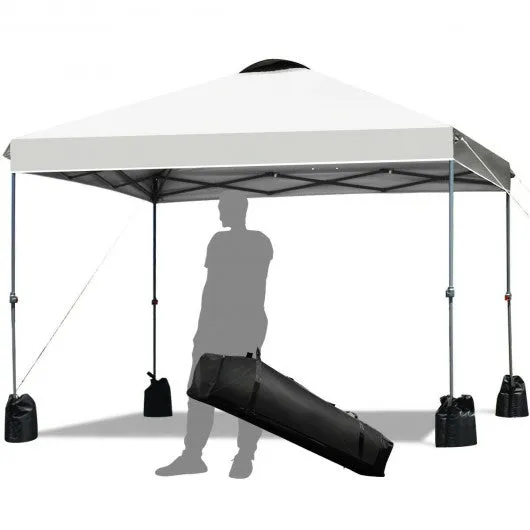 10'x10' Outdoor Commercial Pop up Canopy Tent-White