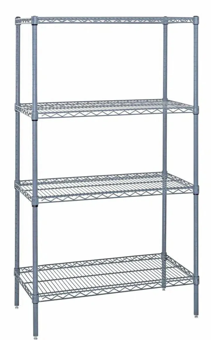 1842GY | 18" x 42" Gray Epoxy Shelving Unit