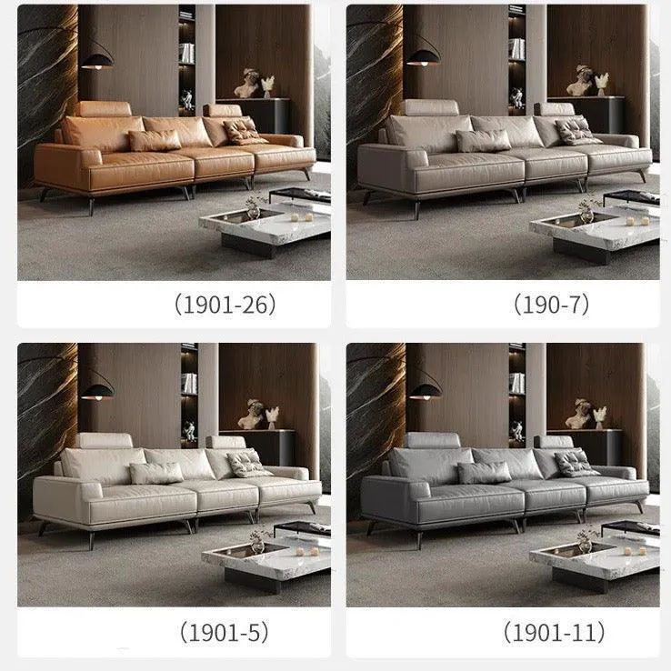 Andes Leather Sectional Sofa