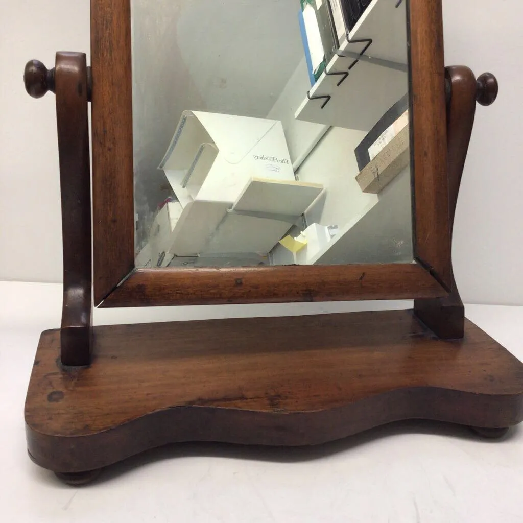 Antique Dresser Top Shaving Mirror