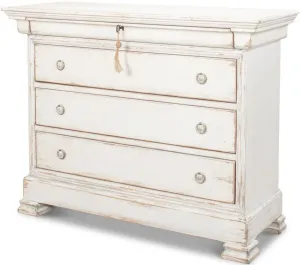 Antique White Shabby Chic Chest