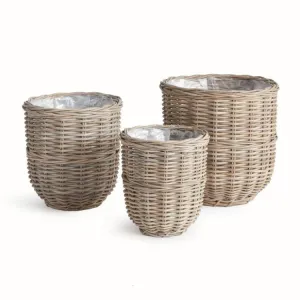 ARLETTE BASKETS SET OF 3 BY NAPA HOME & GARDEN