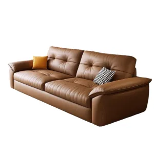 Bill  Genuine Leather Storage Sofa Bed