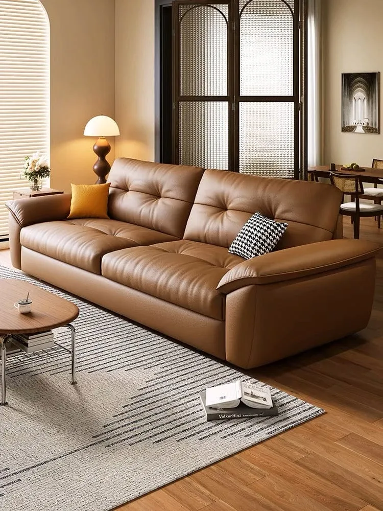 Bill  Genuine Leather Storage Sofa Bed