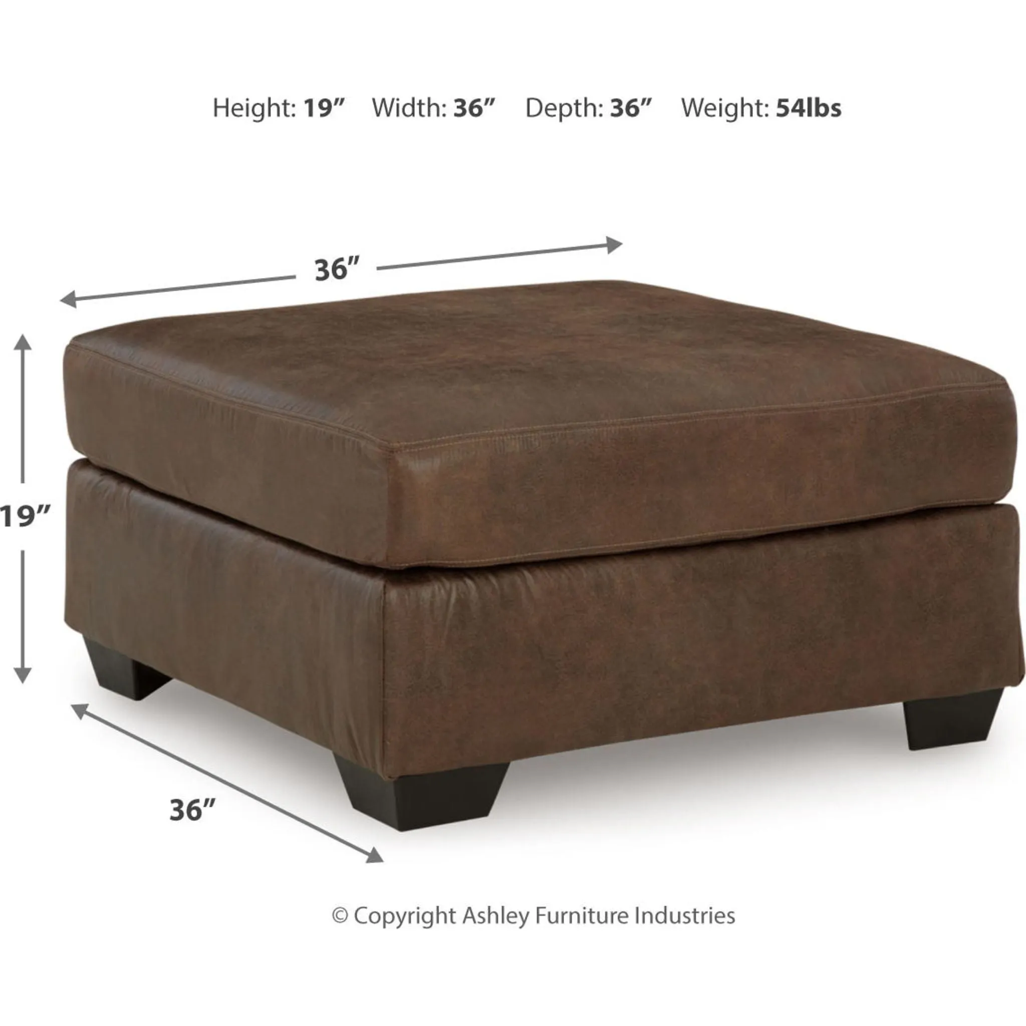 Bladen Oversized Accent Ottoman