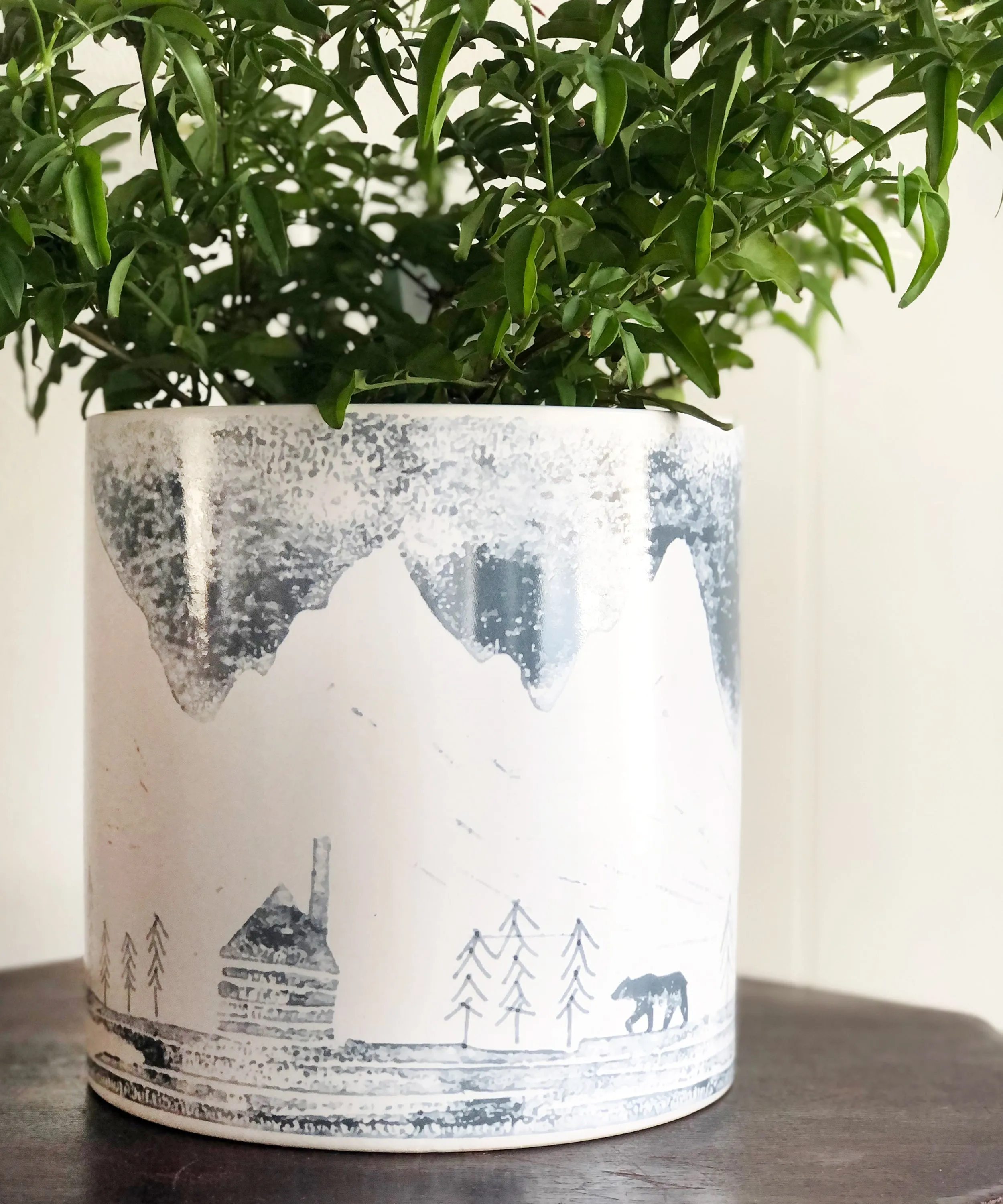 Blue Ridge Ceramic Pot