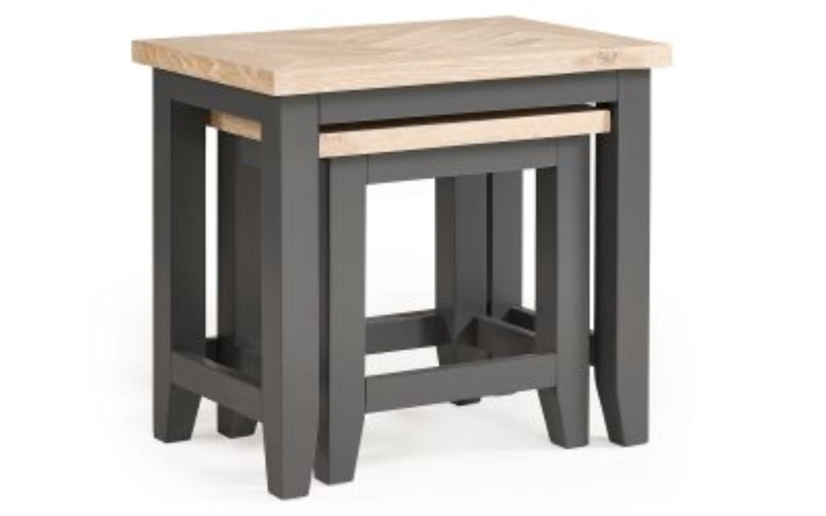 Bordeaux Nest Of Tables Dark Grey