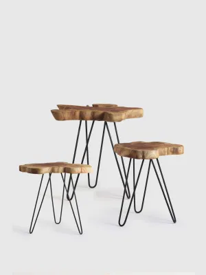 Borneo Accent Tables Set of 3