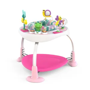 Bright Starts Bounce Bounce Baby 2-in-1 Activity Center Jumper & Table, Playful Palms