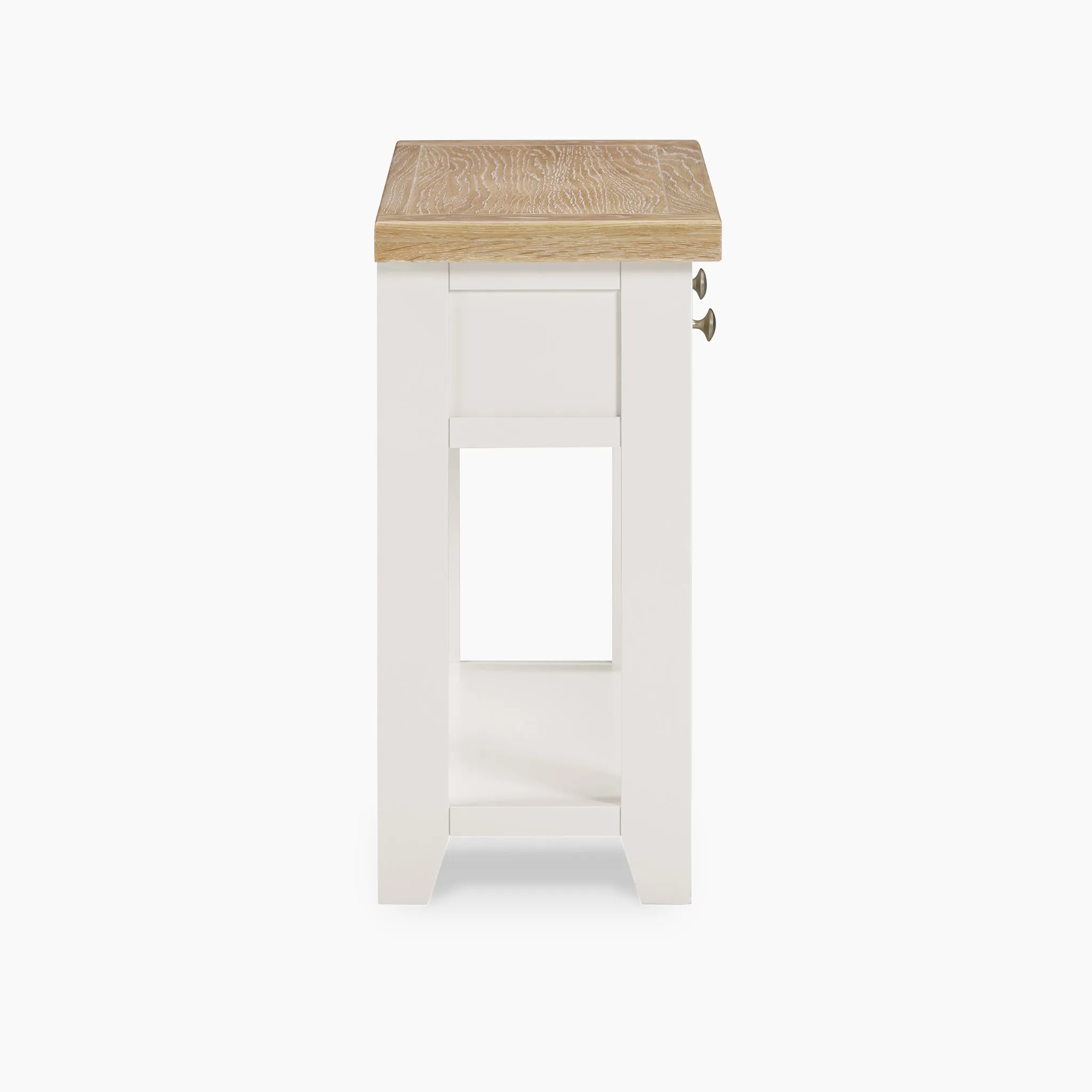 Burford 2 Drawers Console Table in Warm White