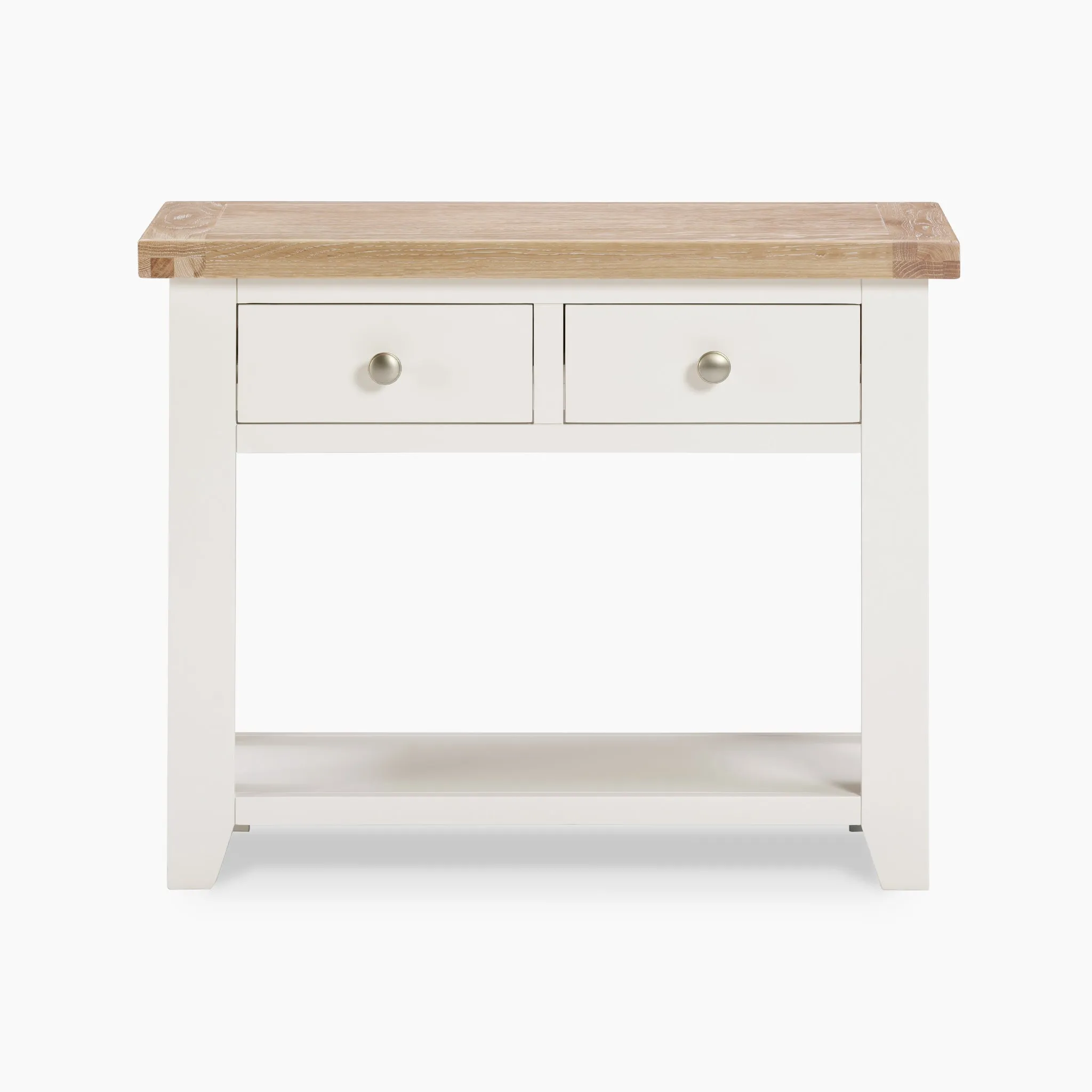 Burford 2 Drawers Console Table in Warm White