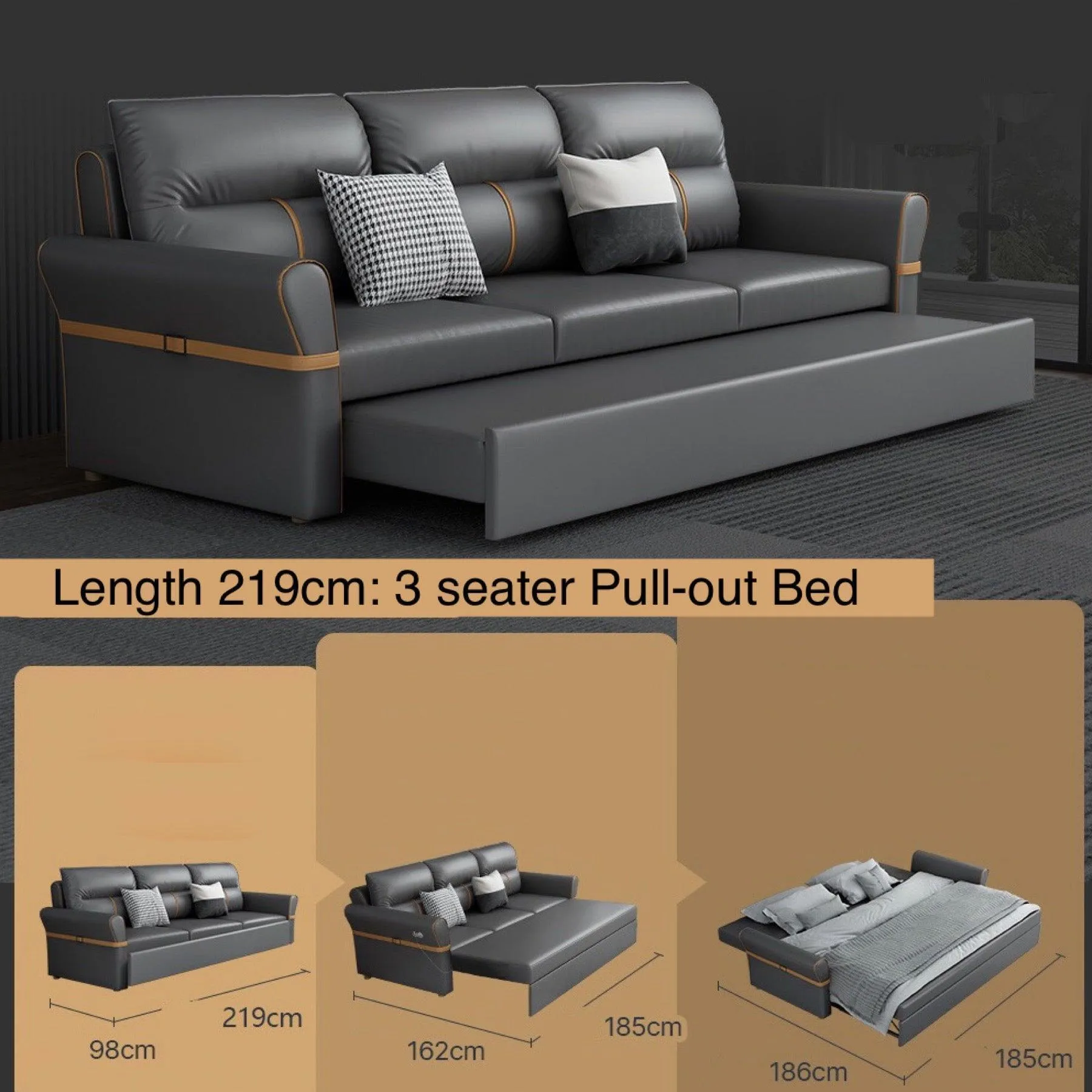 Cavern Electric Recliner Storage Sofa Bed