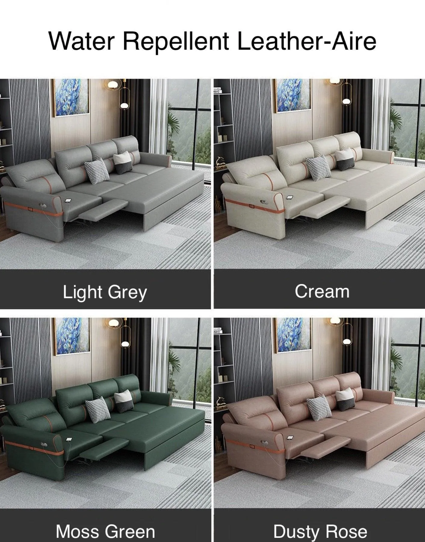 Cavern Electric Recliner Storage Sofa Bed