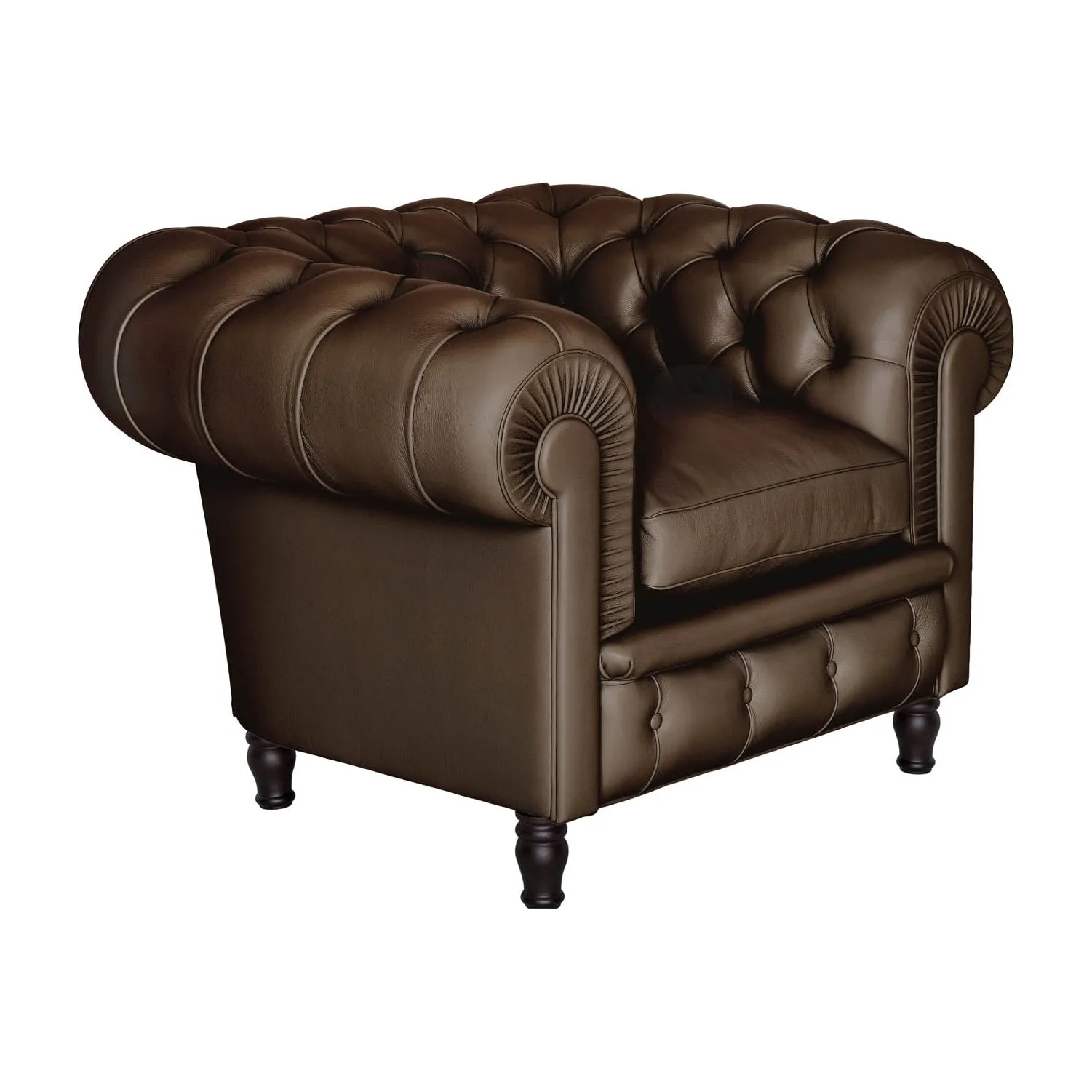 Premium Quality, Comfortable Chesterfield Armchair for Living Room