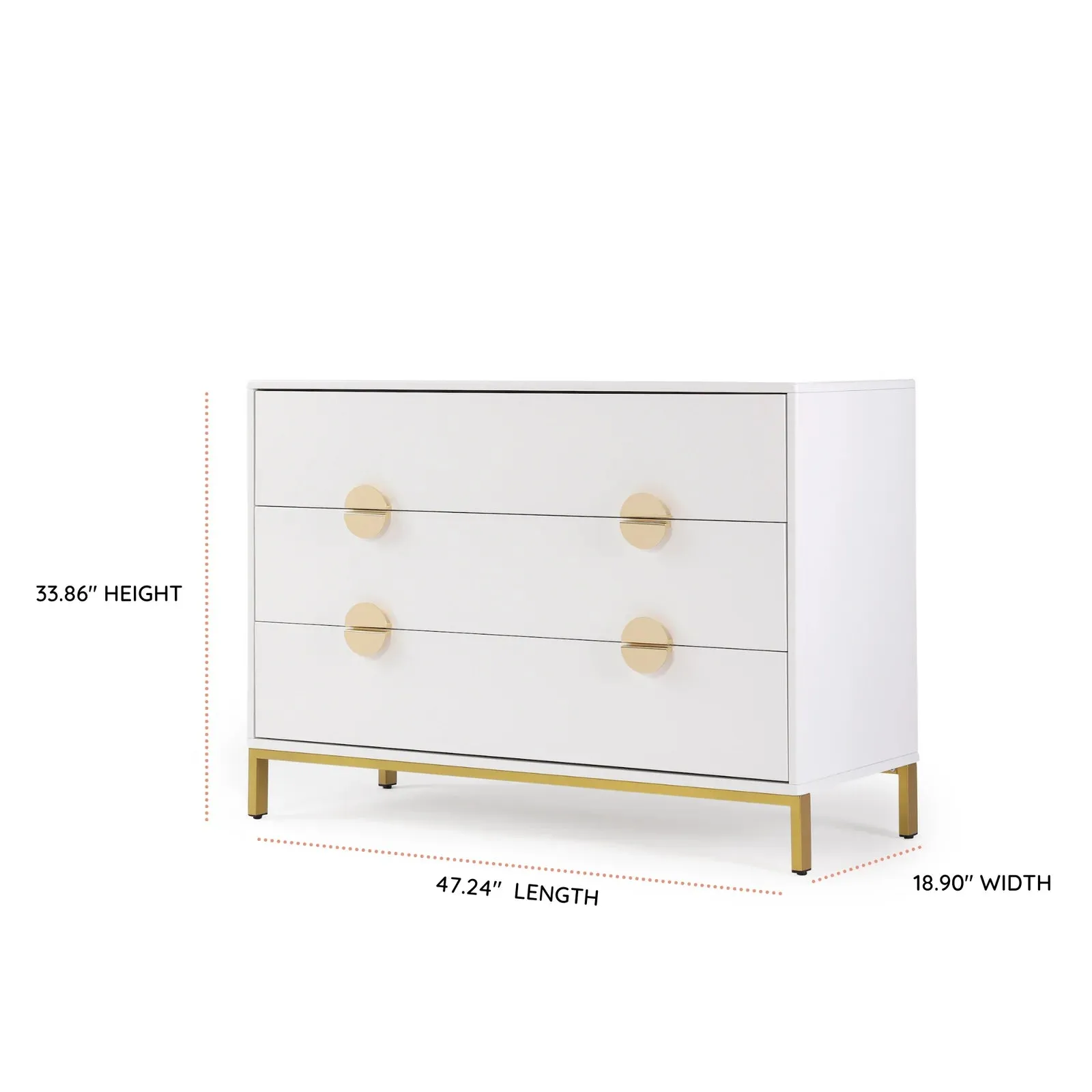 Chicago 3-Drawer Dresser