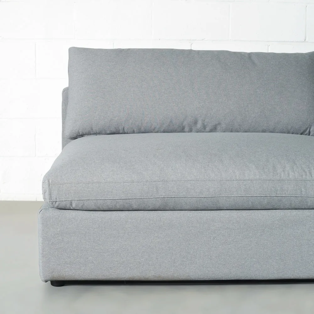 COSMIC - Grey Fabric Armless Chair Module