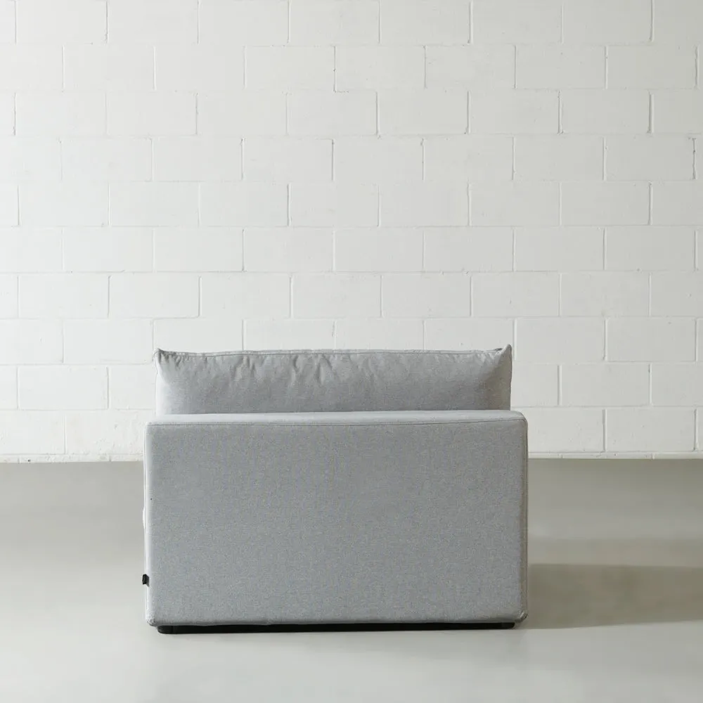 COSMIC - Grey Fabric Armless Chair Module