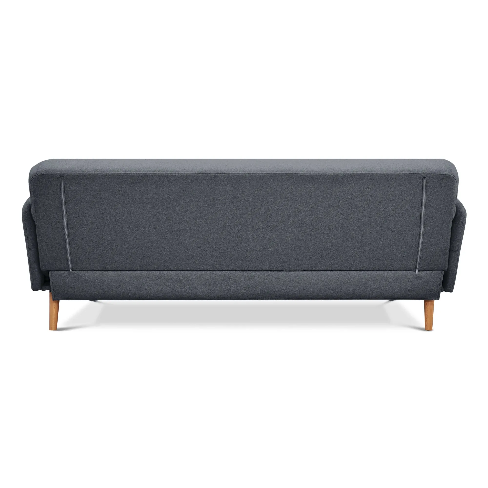 Dark Grey 3 1 1 Fabric Sofa Set, Wooden Frame, Scandinavian Style