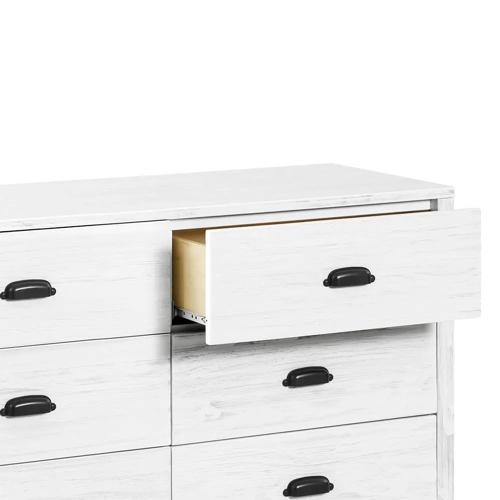 DaVinci Fairway 6-Drawer Double Dresser - Cottage White