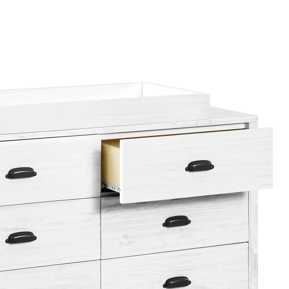 DaVinci Fairway 6-Drawer Double Dresser - Cottage White