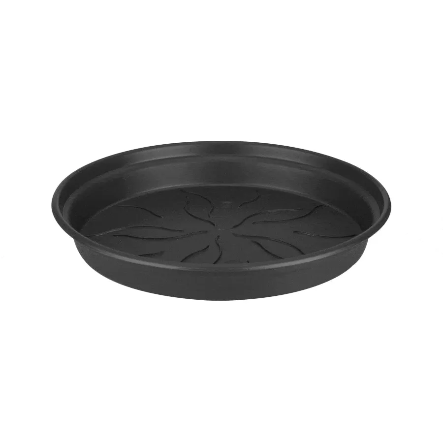 Elho Green Basics Black 41Cm Round Saucer