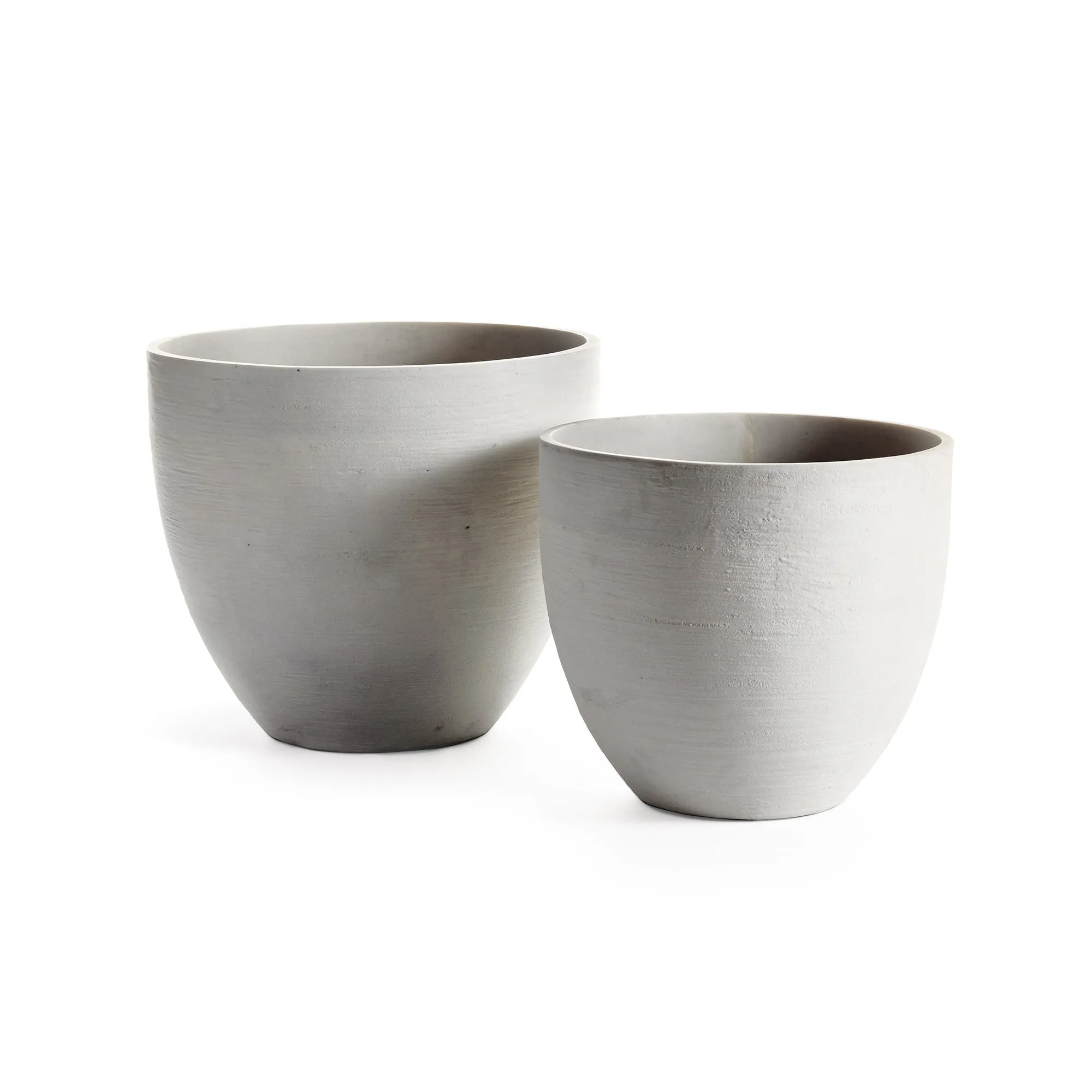 FIBRESTONE MALIBU TAPERED POTS SET OF 2 BY NAPA HOME & GARDEN