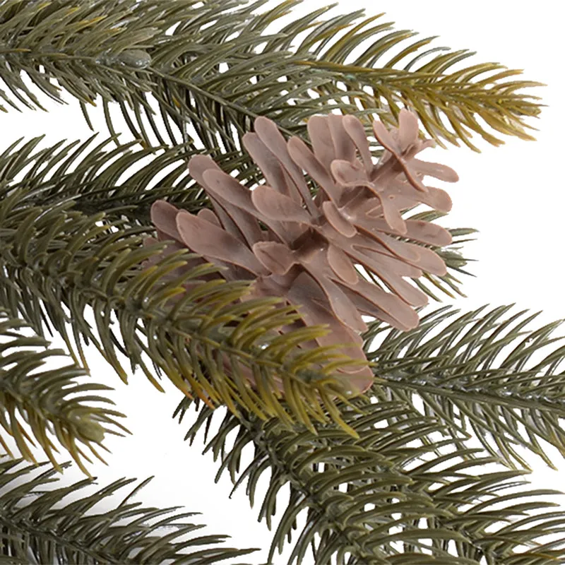 Fraser Fir Spray w/Cones 24"