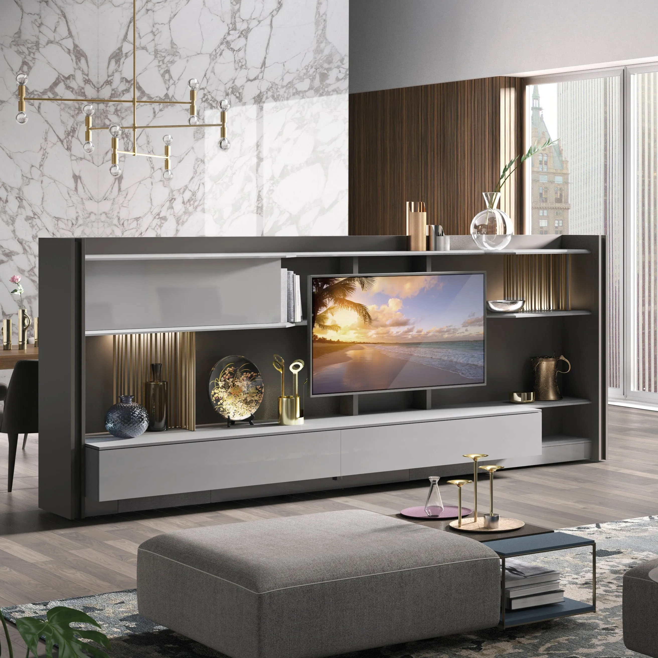 Freestanding Media Units