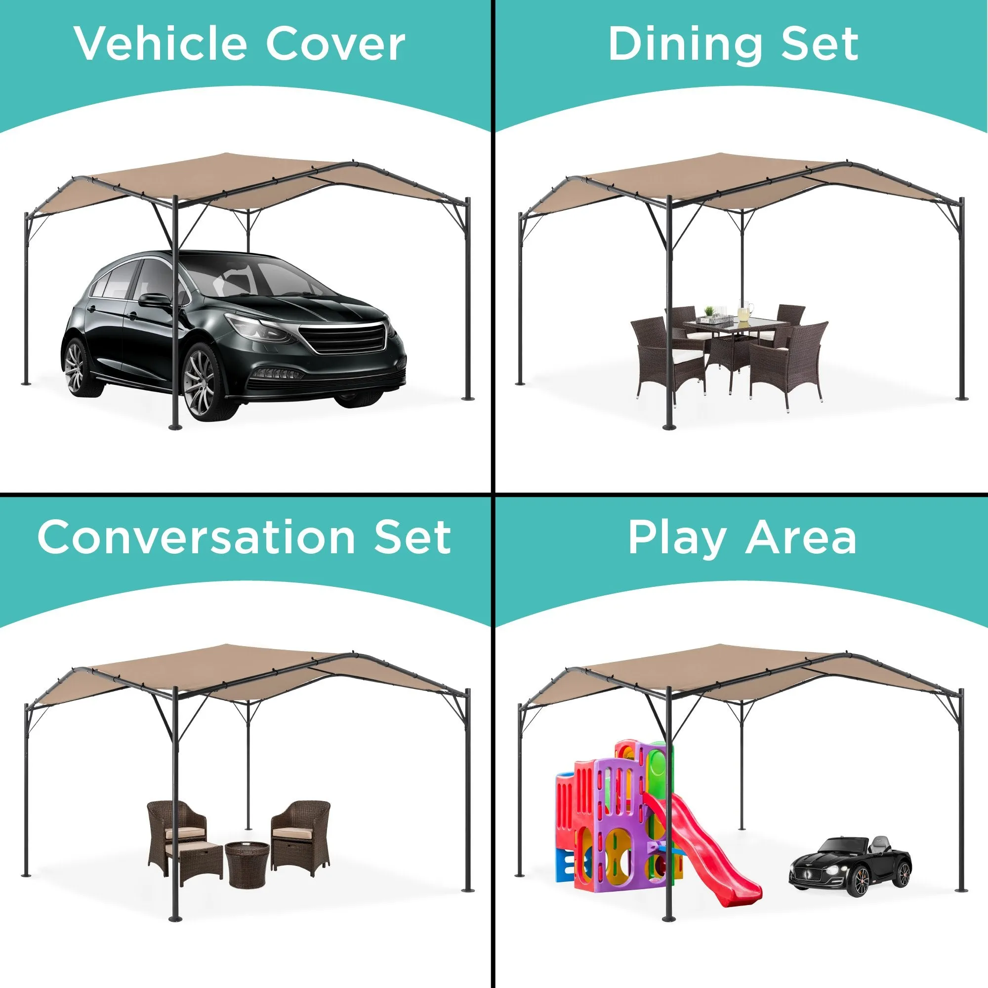 Gazebo Canopy w/ Weighted Bags