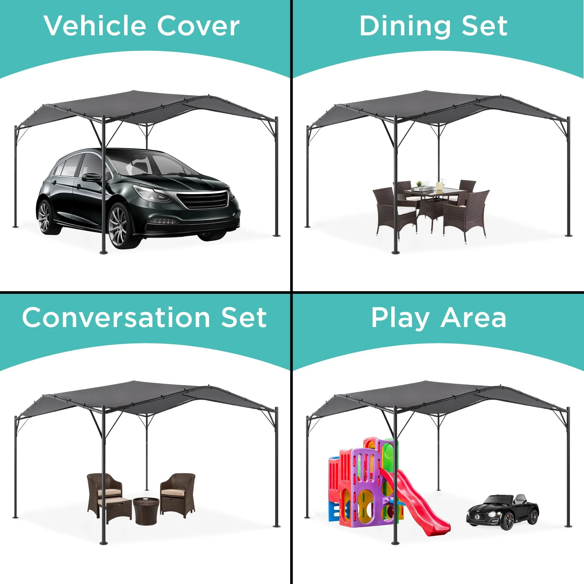 Gazebo Canopy w/ Weighted Bags