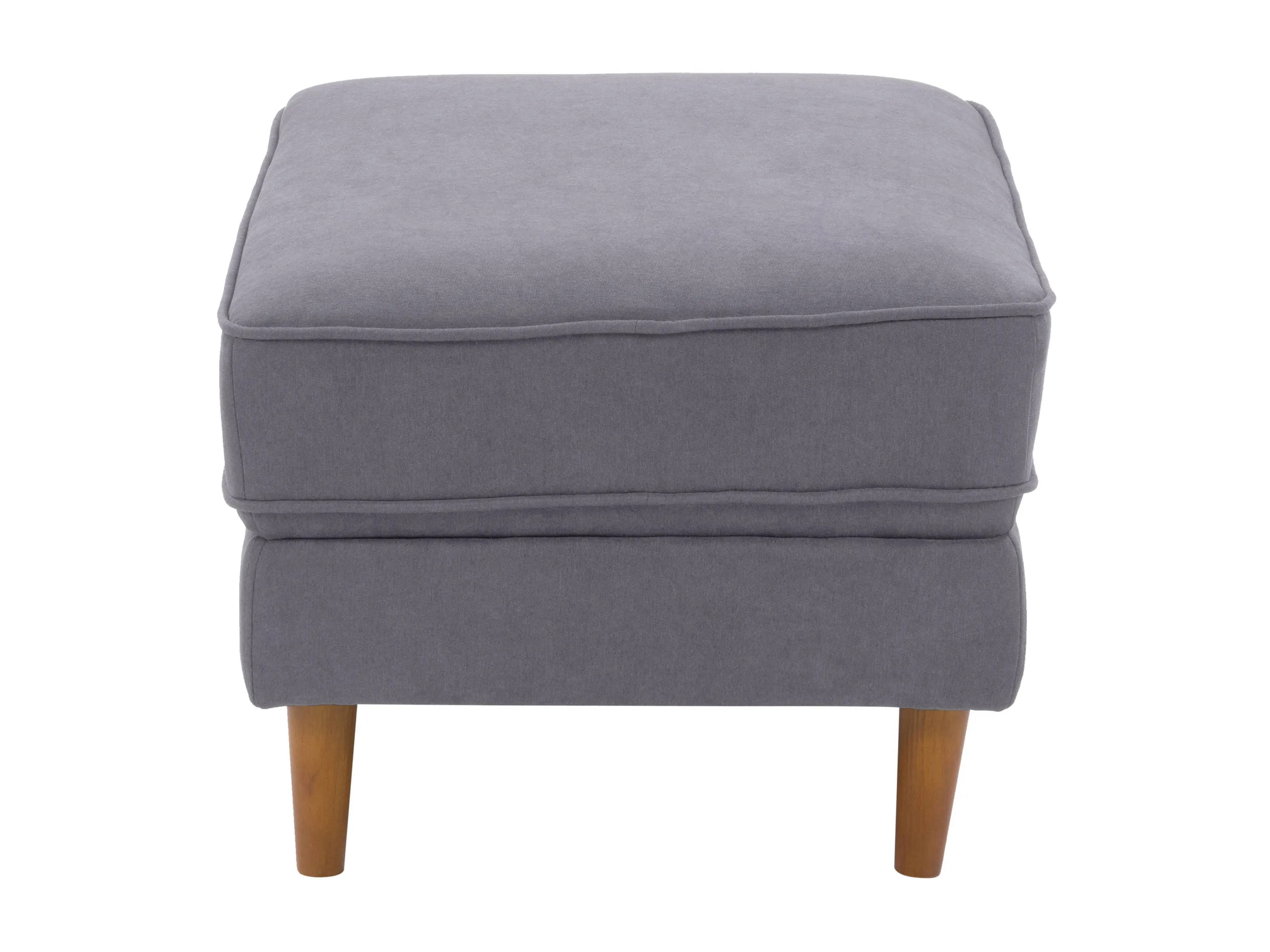 Grey Mid-Century Modern Ottoman