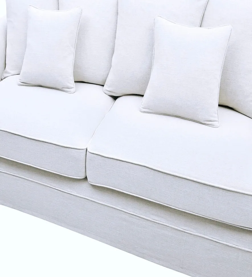 Hampton 3 Seater Sofa Ivory