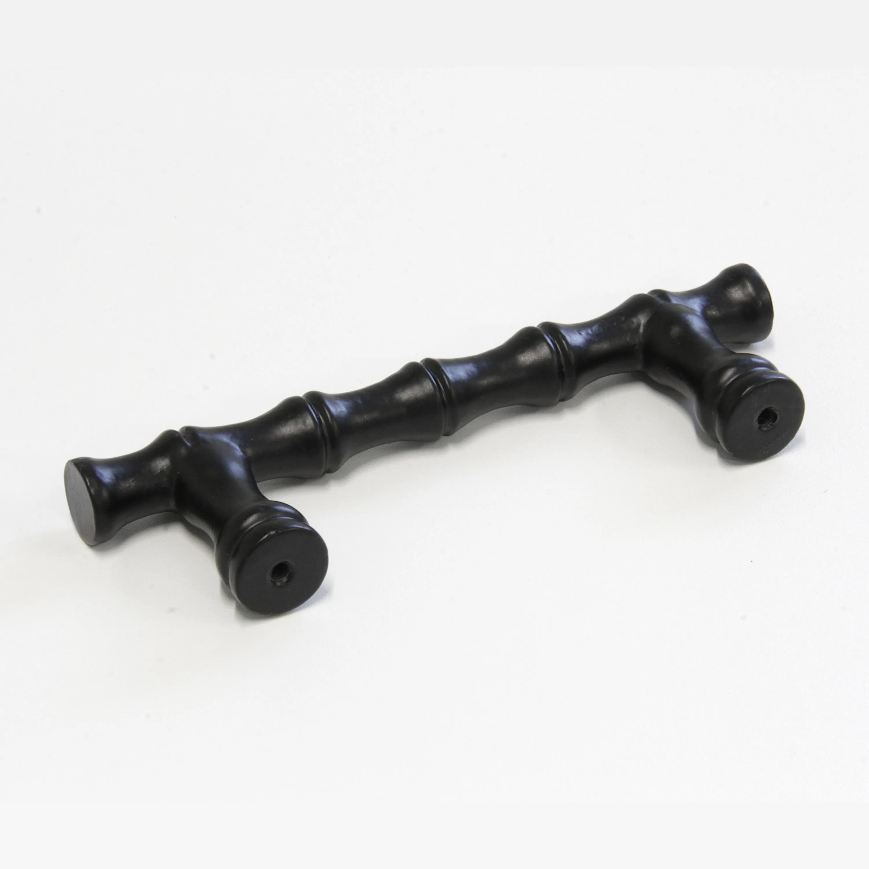 [Handle IR004] Solid Cast Iron Traditional Bamboo Handle Pull | 3 Sizes