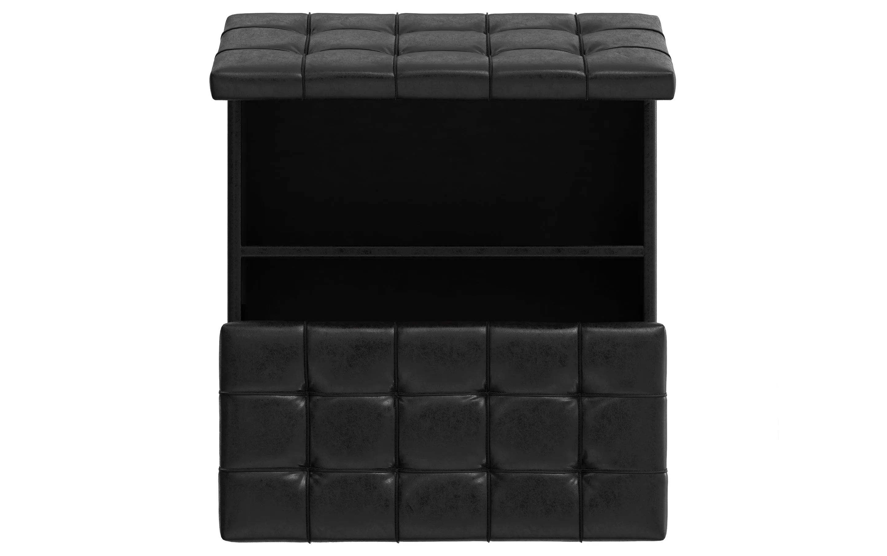 Harrison Large Square Coffee Table Storage Ottoman