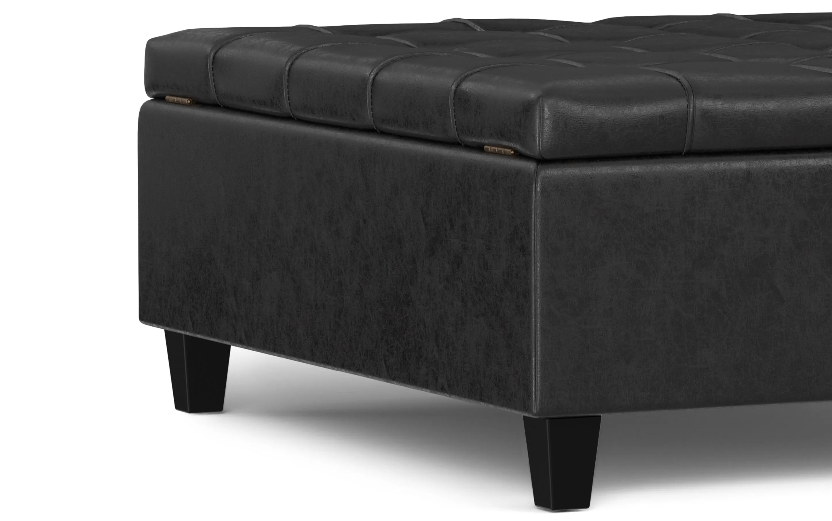 Harrison Large Square Coffee Table Storage Ottoman