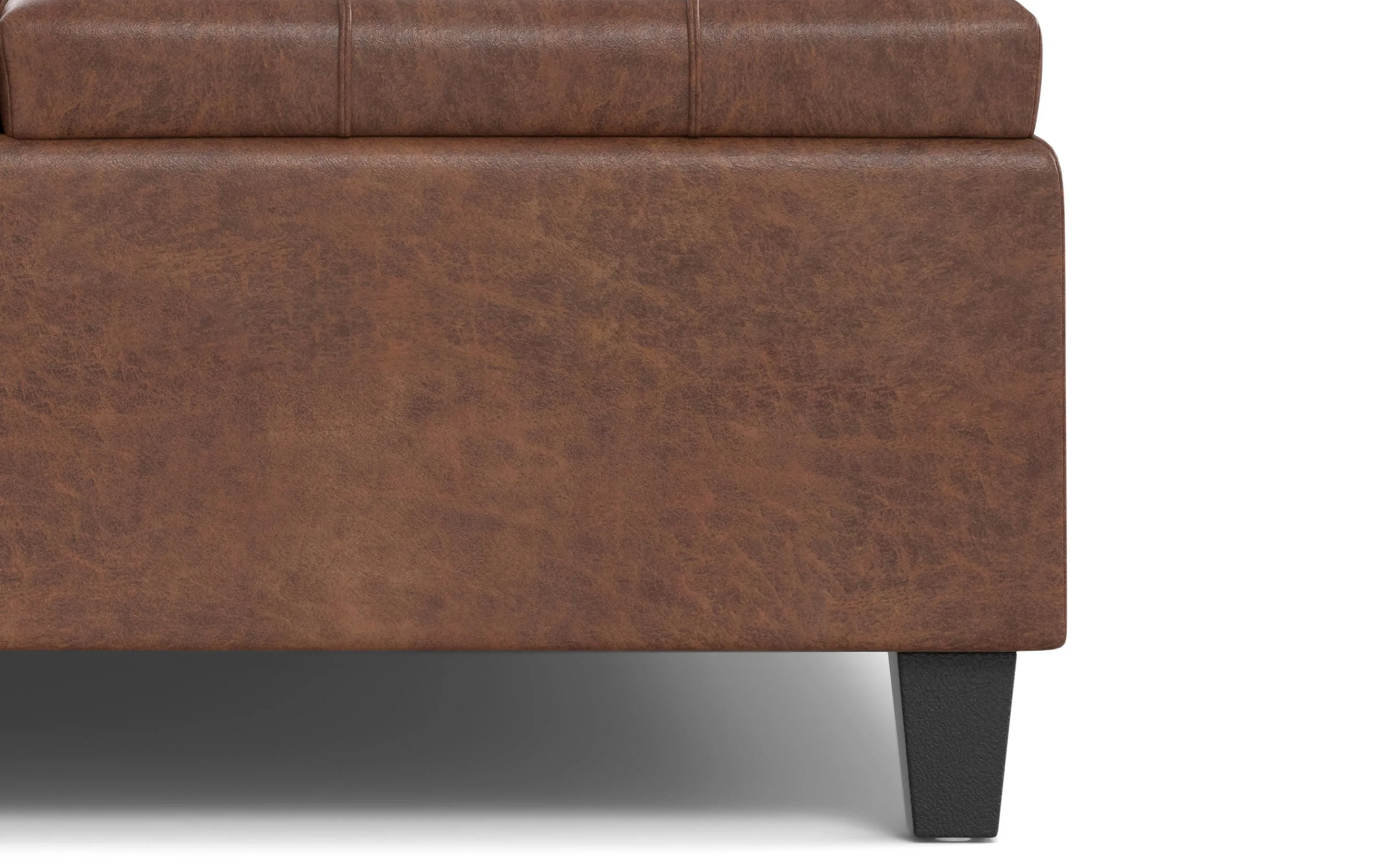 Harrison Large Square Coffee Table Storage Ottoman