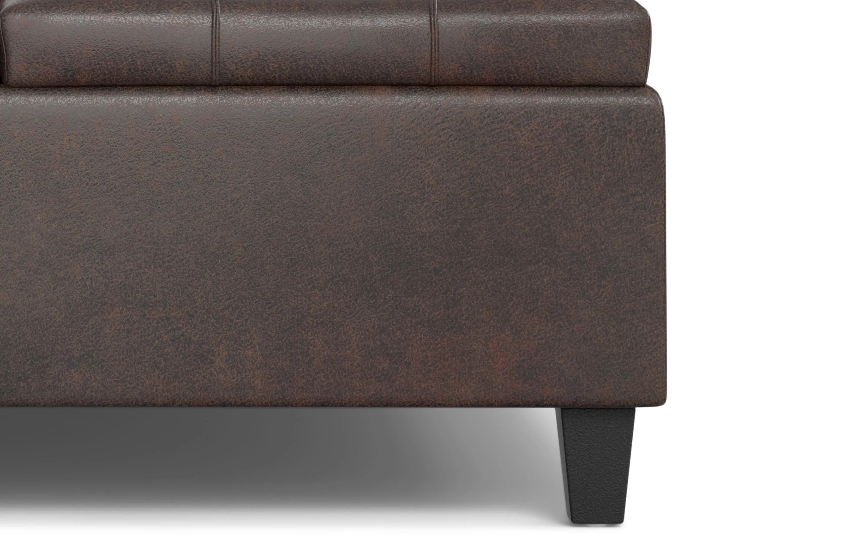 Harrison Large Square Coffee Table Storage Ottoman