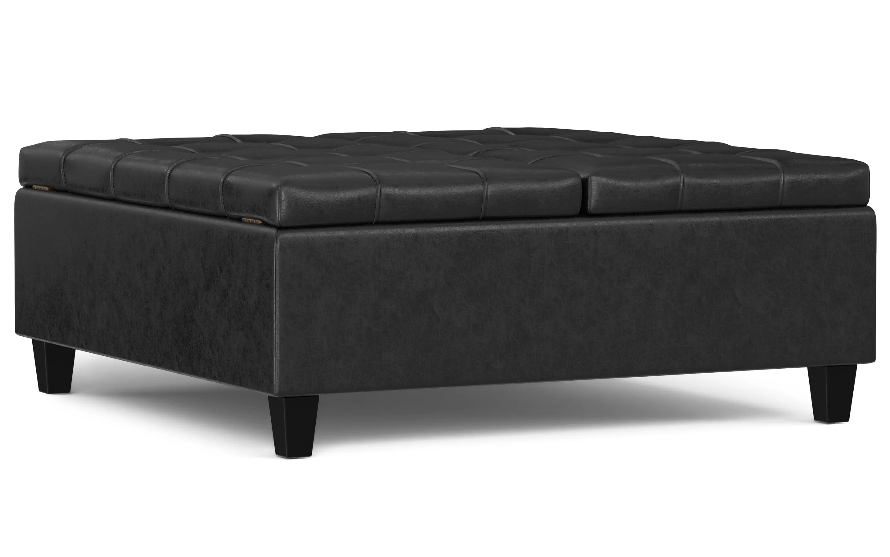 Harrison Large Square Coffee Table Storage Ottoman