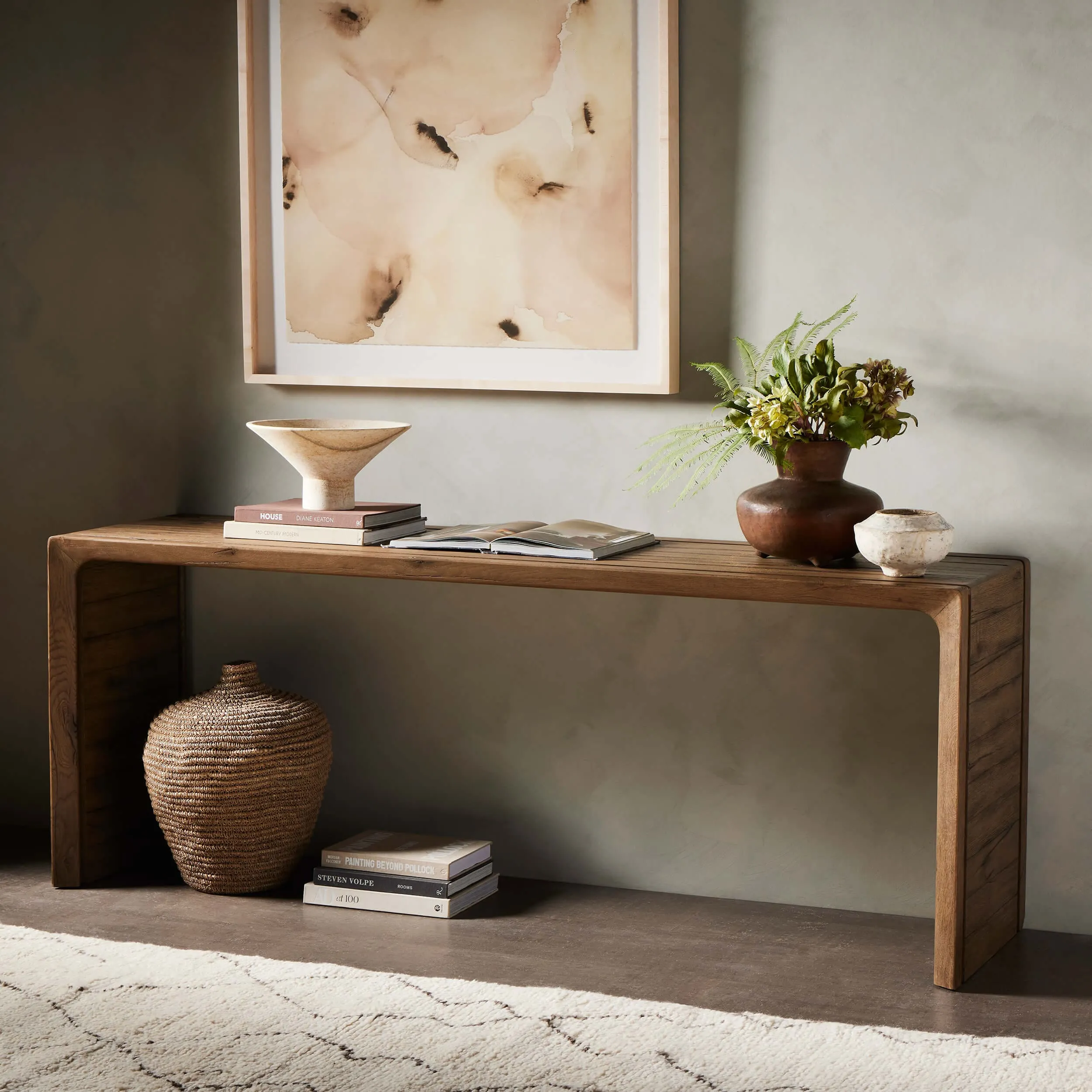 Henry Console Table, Rustic Grey