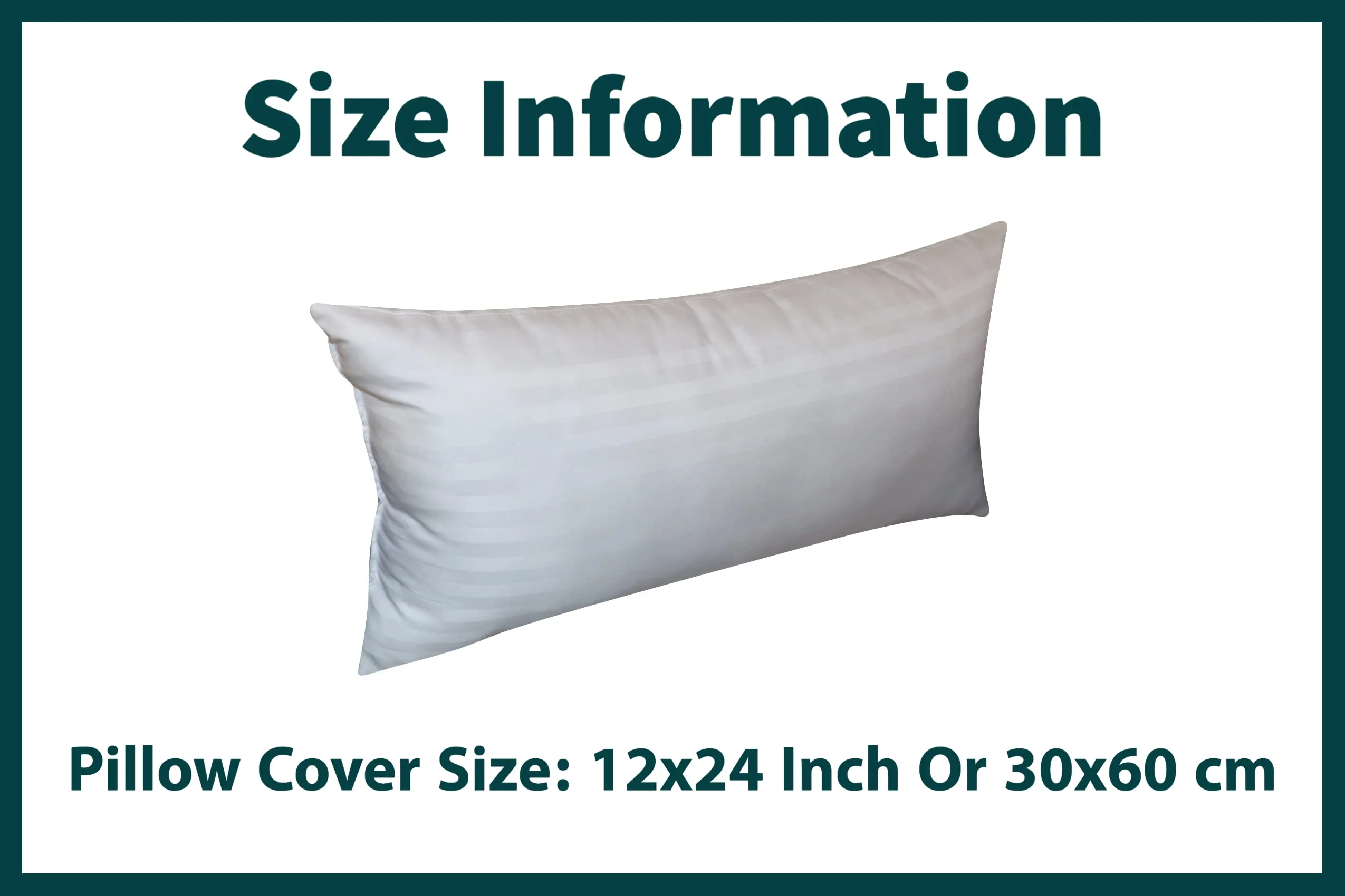 Hoolloomooloo Rectangular 12x24 Inches Cushion, Set of 2, Cotton fiber fill Hotel Quality Premium Fibre Soft Cushion, Lumbar Pillow Filler - White