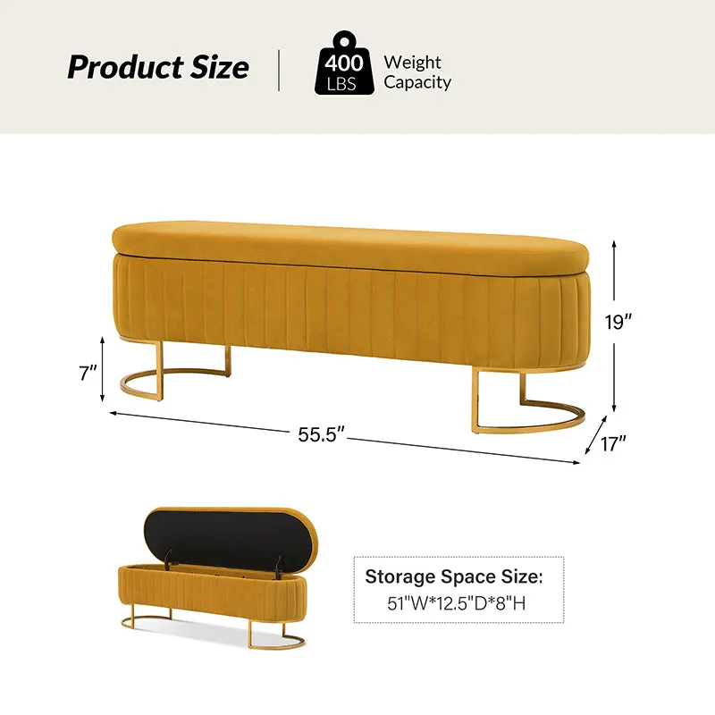 Hugo functional Storage Bench with Internal Compartments