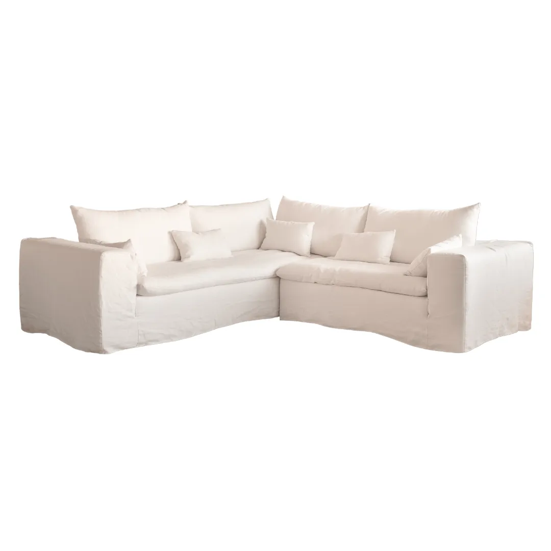 Ibiza Haven Linen Corner Sofa | 270x105/270x70cm