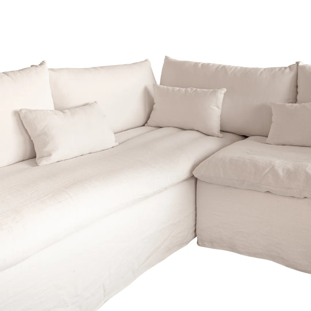 Ibiza Haven Linen Corner Sofa | 270x105/270x70cm