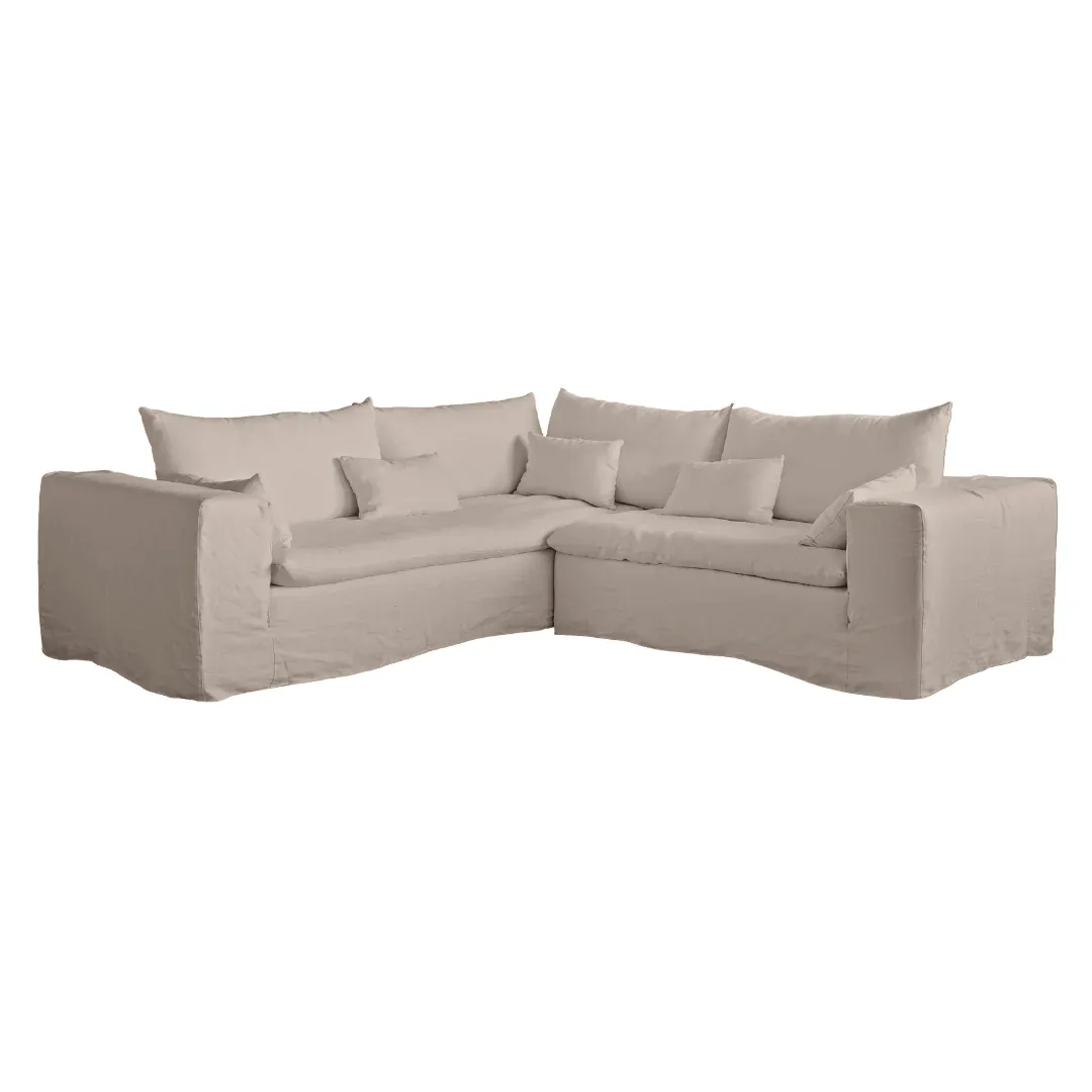 Ibiza Haven Linen Corner Sofa | 270x105/270x70cm