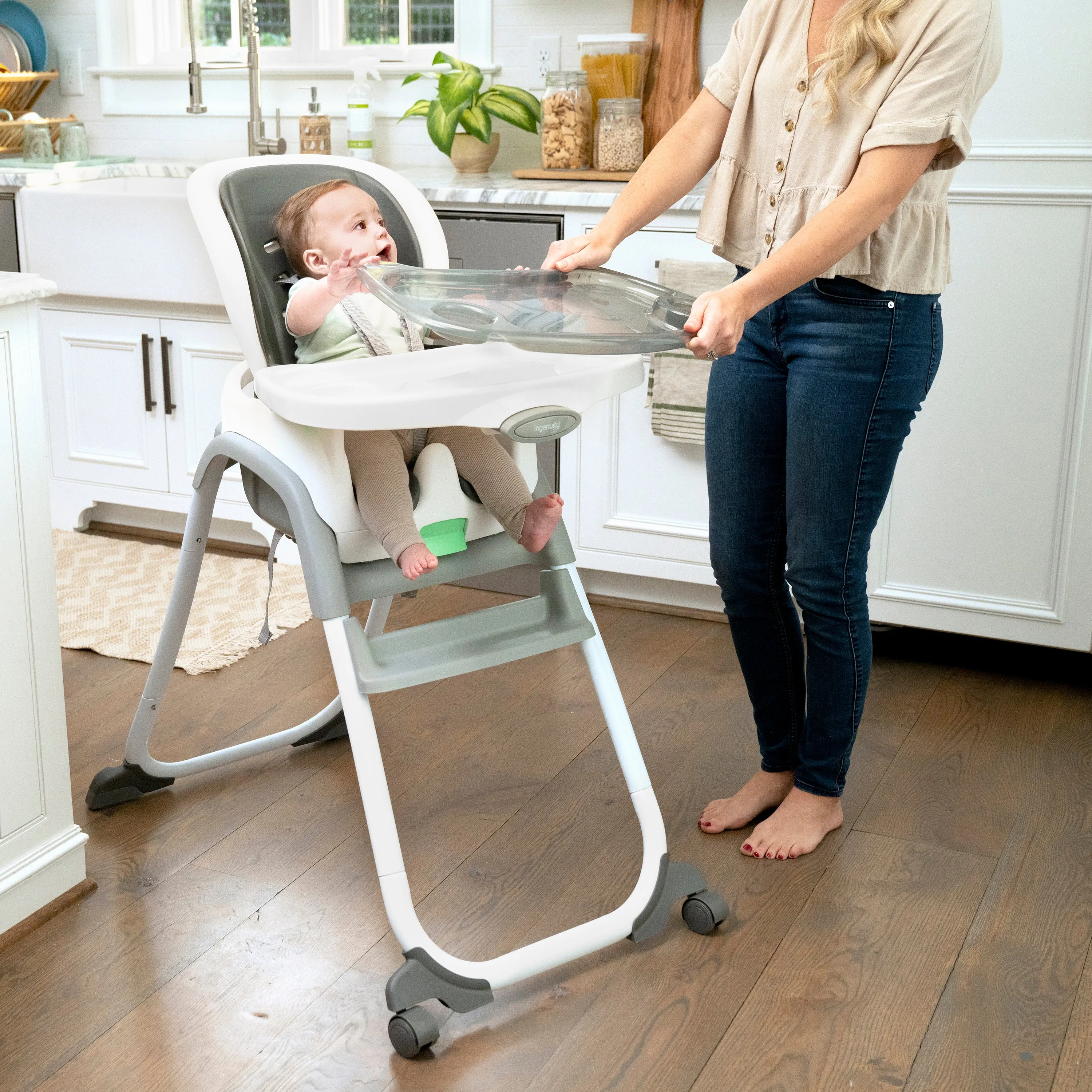 Ingenuity Full Course SmartClean 6-in-1 High Chair  Slate