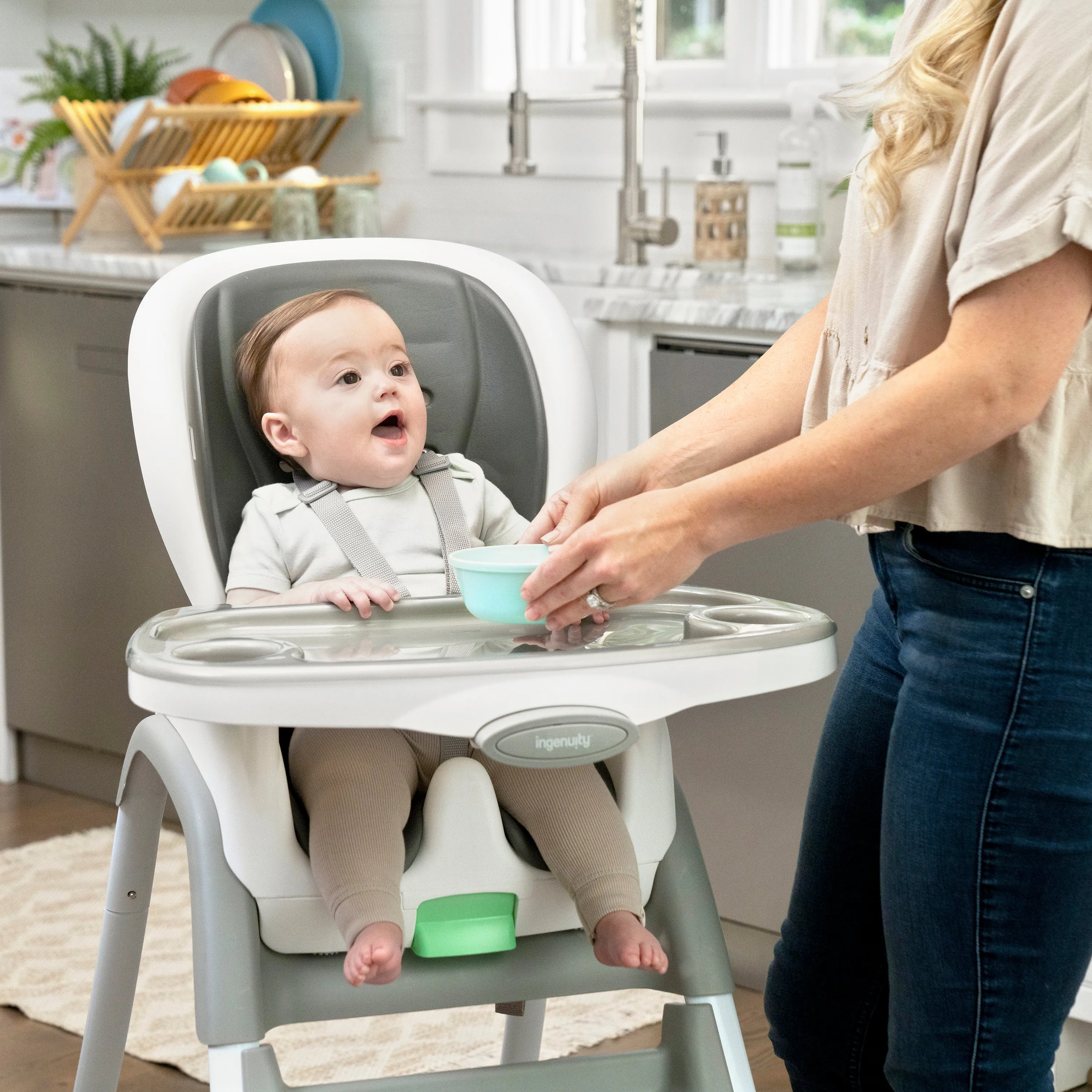 Ingenuity Full Course SmartClean 6-in-1 High Chair  Slate