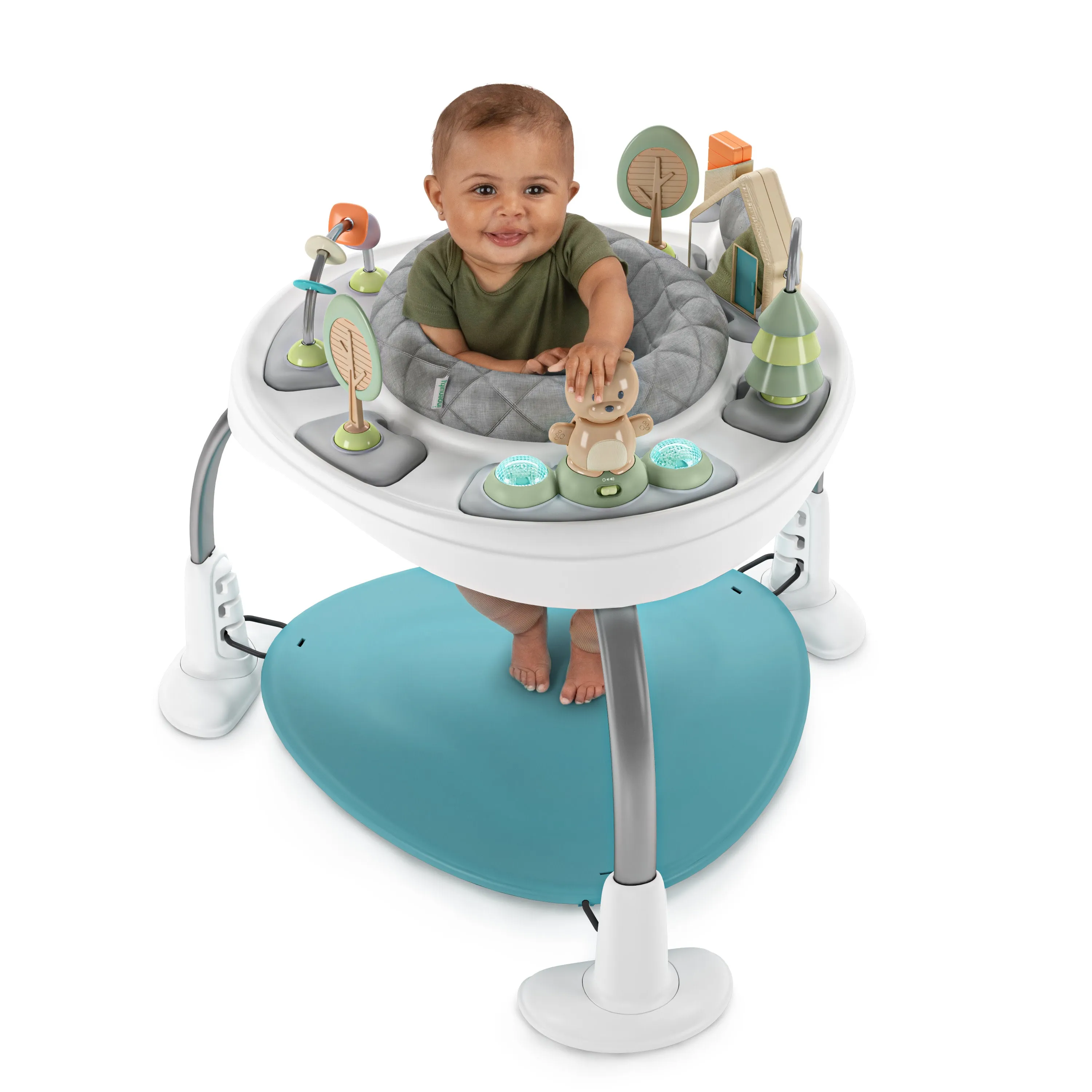 Ingenuity Spring & Sprout 2-in-1 Baby Activity Center Jumper